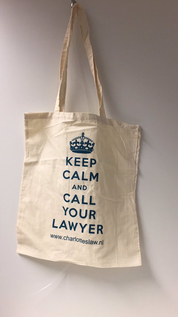 Keep Calm and Call Your Lawyer katoenen tas
